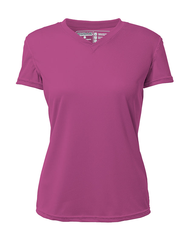 Womens Short Sleeve REC T V-Neck