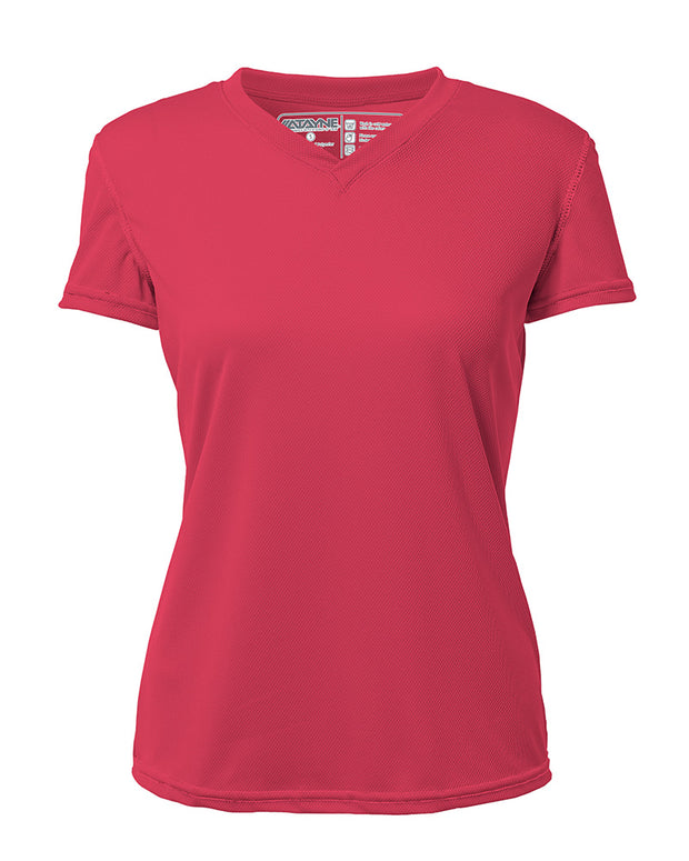 Womens Short Sleeve REC T V-Neck