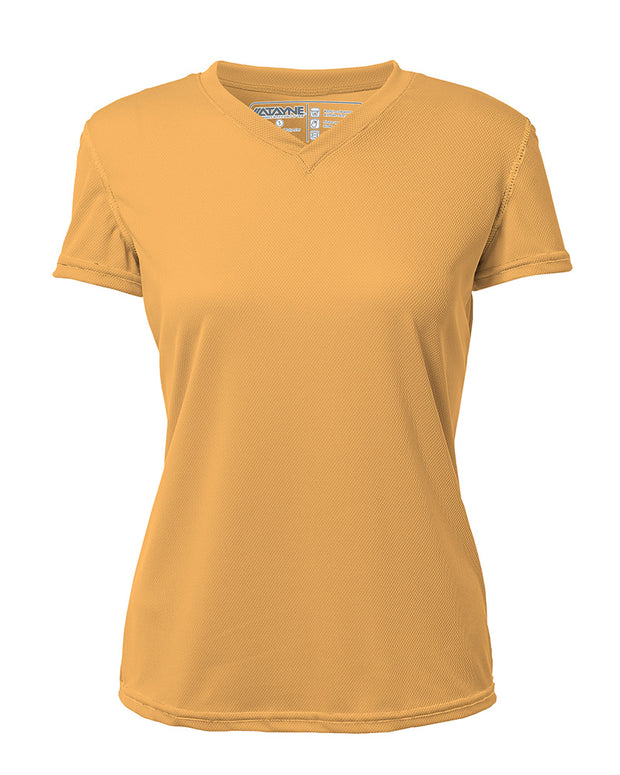 Womens Short Sleeve REC T V-Neck