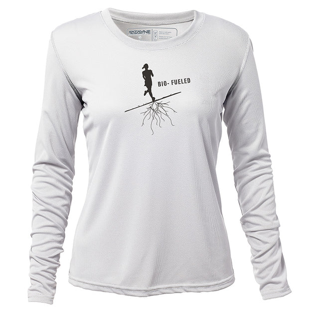 Bio-Fueled Runner + Womens Long Sleeve REC T