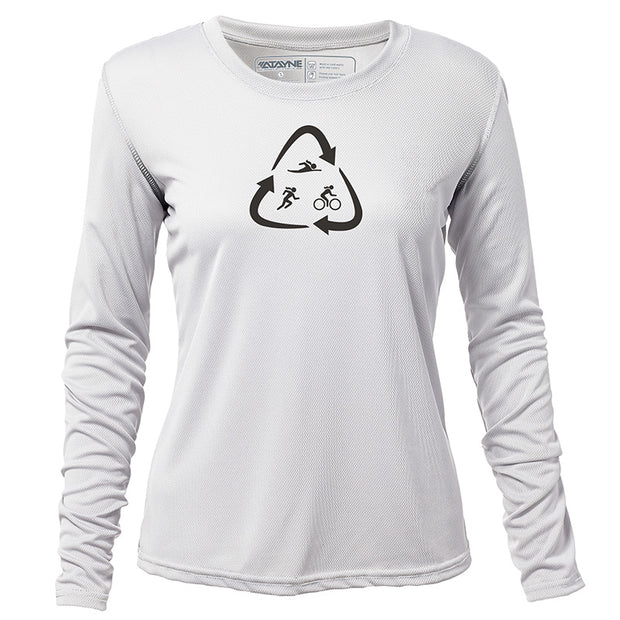 Recycled Tri + Womens Long Sleeve REC T