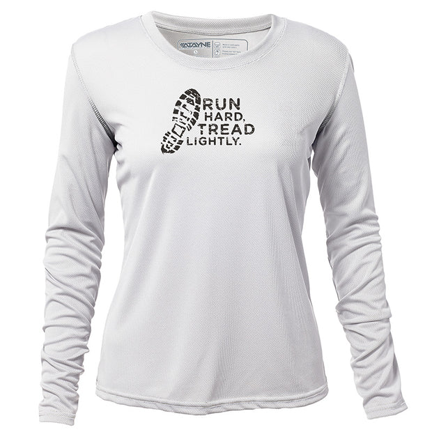 Run Hard Tread Lightly + Womens Long Sleeve REC T