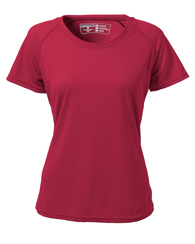 Womens Short Sleeve Raglan REC T Scoop Neck