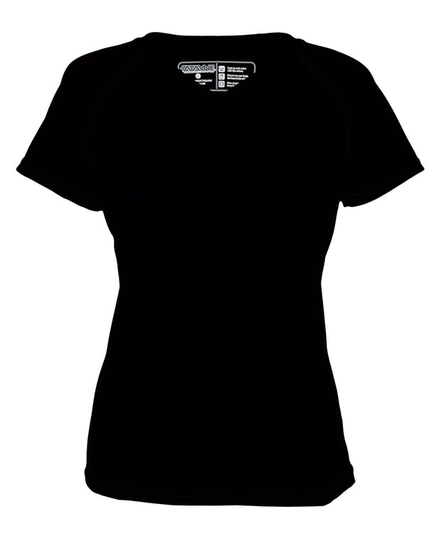 Womens Short Sleeve Raglan REC T V-Neck