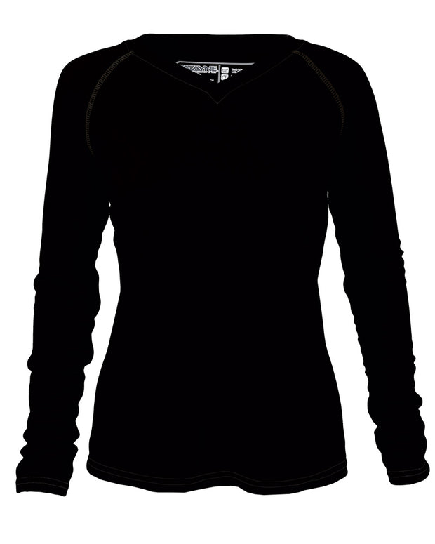 Womens Long Sleeve Raglan REC T V-Neck