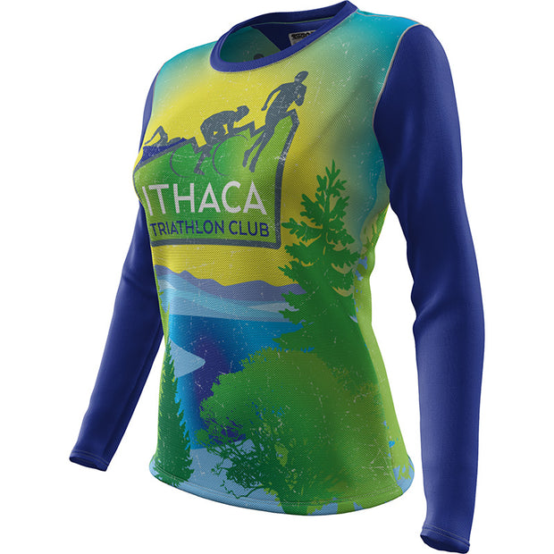 Womens Long Sleeve REC T Elite Scoop Neck