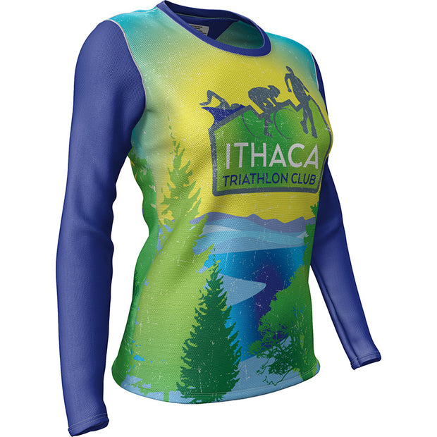 Womens Long Sleeve REC T Elite Scoop Neck
