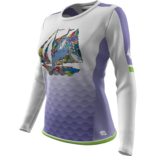 Womens Long Sleeve REC T Elite Scoop Neck