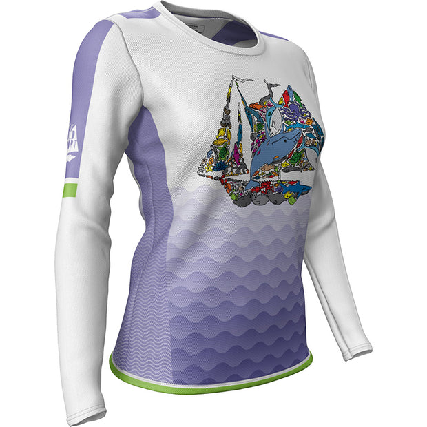 Womens Long Sleeve REC T Elite Scoop Neck