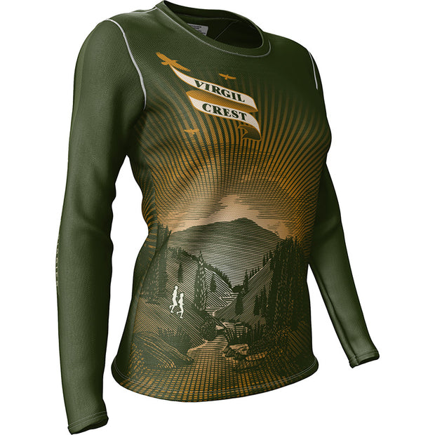Womens Long Sleeve REC T Elite Scoop Neck